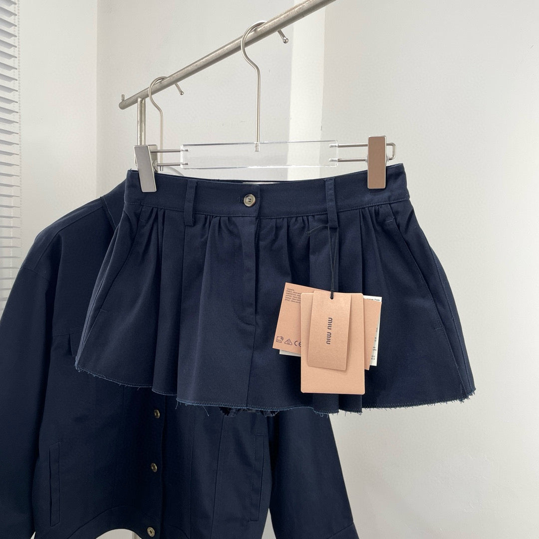 MIU M DENIM SKIRT