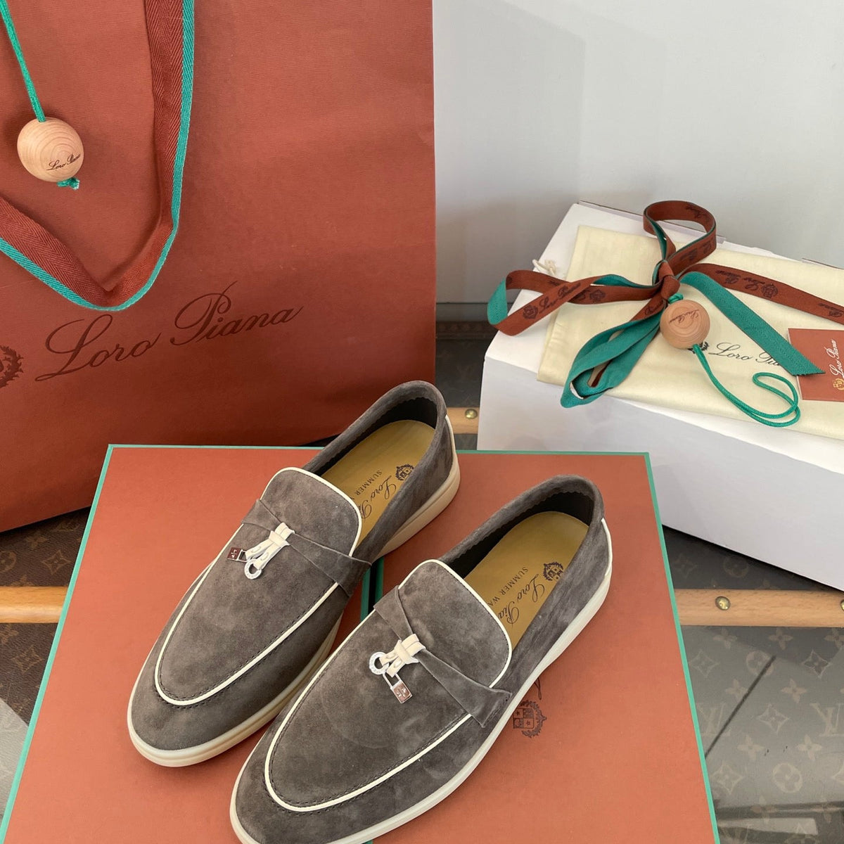 LORO P SUMMER CHARMS LOAFERS