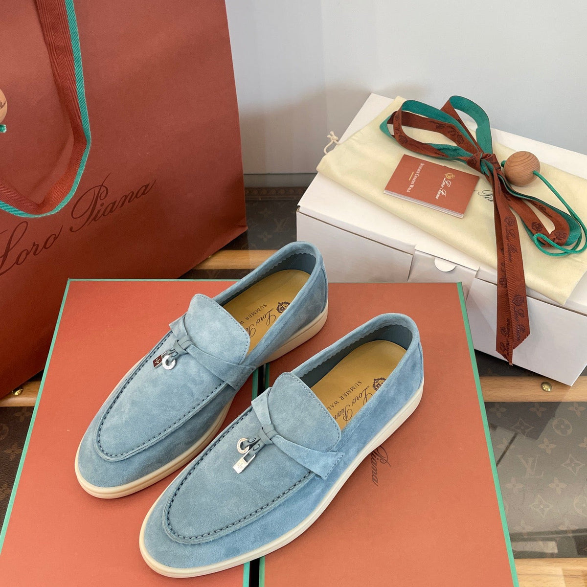 LORO P SUMMER CHARMS LOAFERS