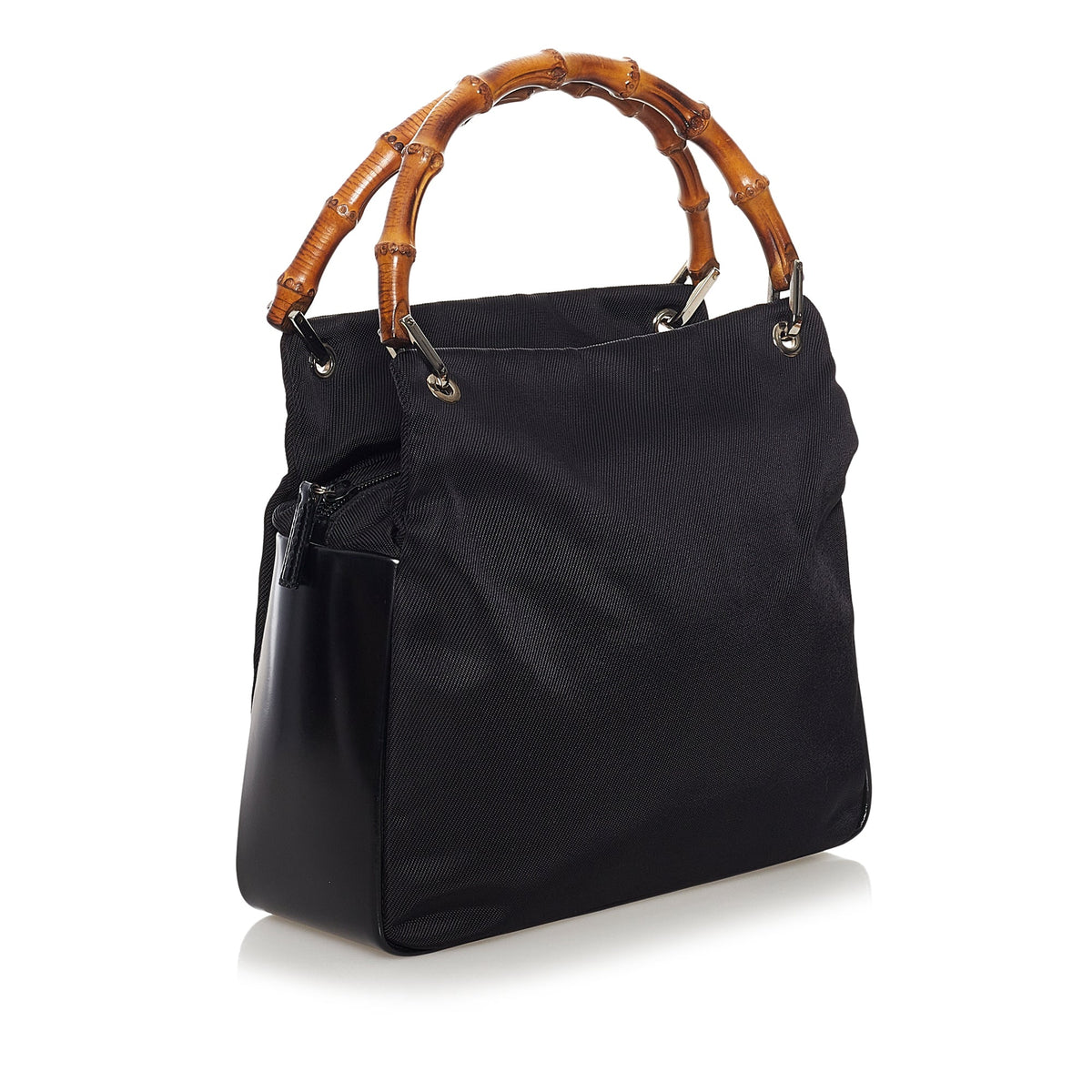 Gucci Bamboo Nylon Handbag