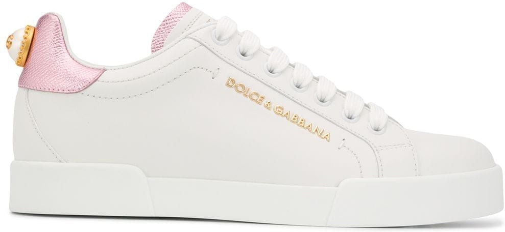 PORTOFINO LEATHER LOW-TOP SNEAKERS