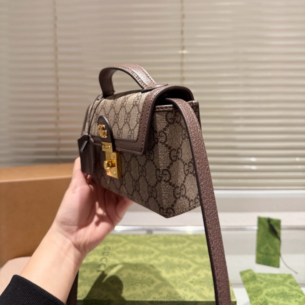 GG OPHIDIA MINI BAG BEIGE 18CM 772314 K9GSG 8367