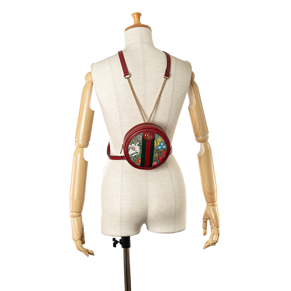 GUCCI GG Supreme Flora Ophidia Backpack
