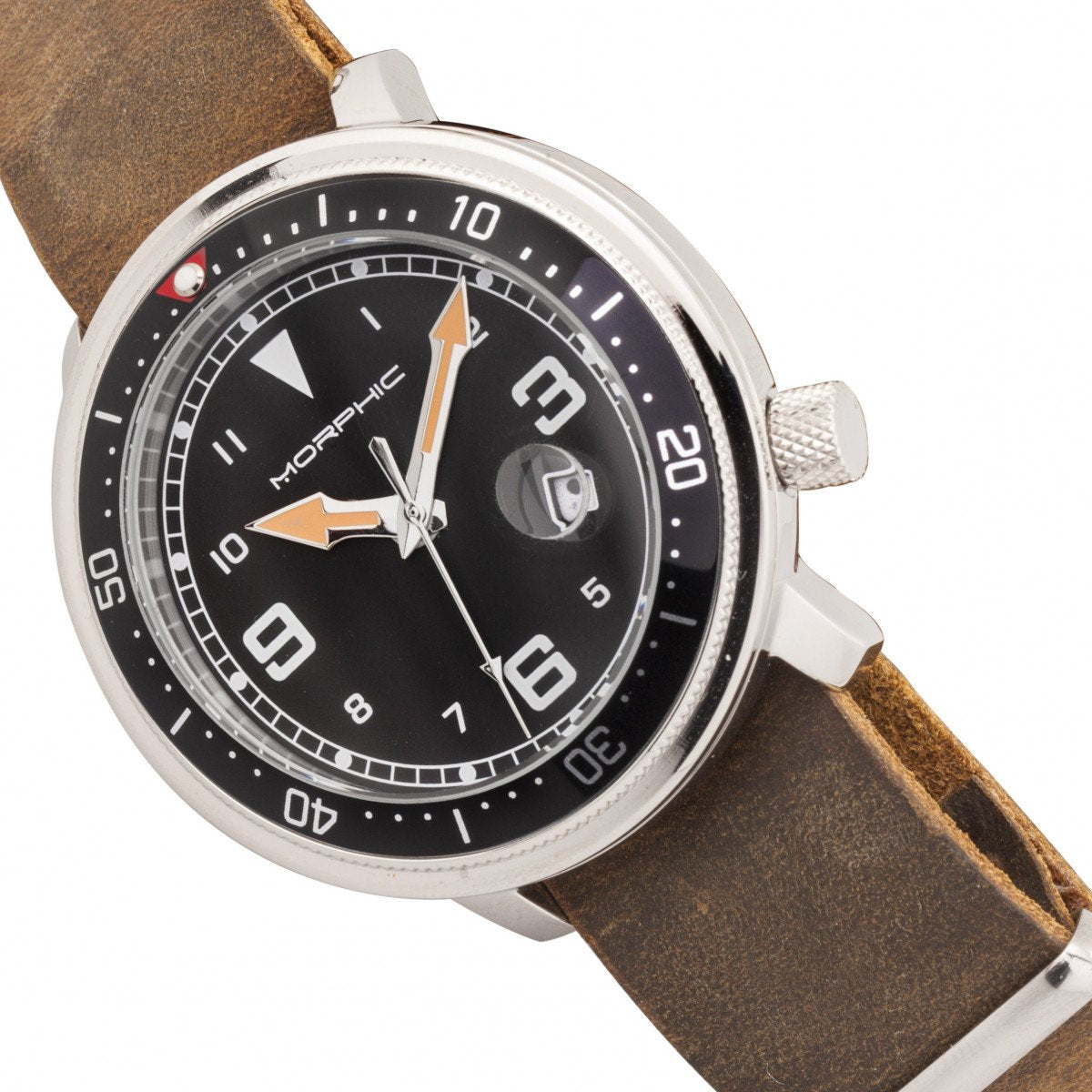 Morphic M74 Series Bracelet Watch w/Magnified Date Display