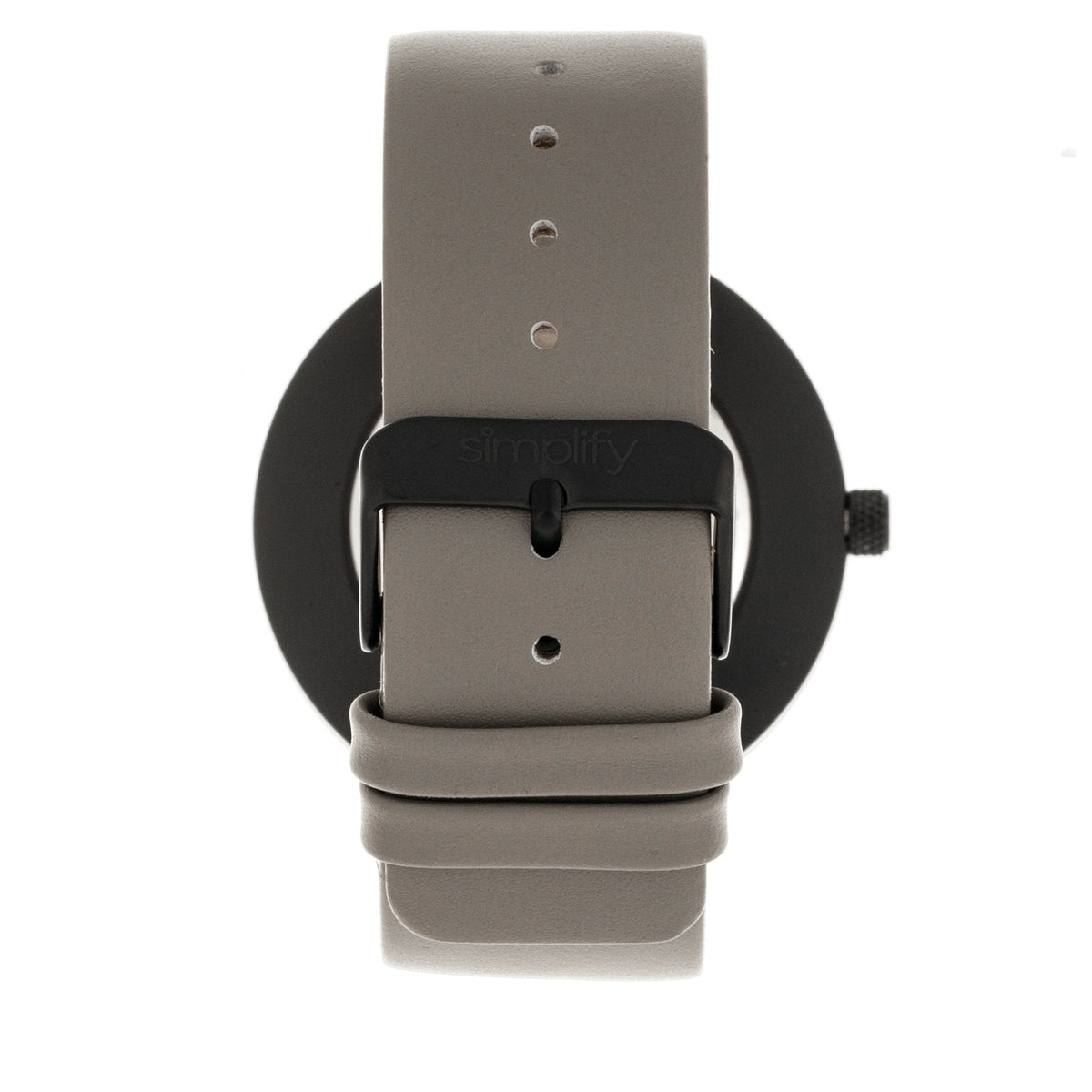 Simplify The 4100 Leather-Band Watch