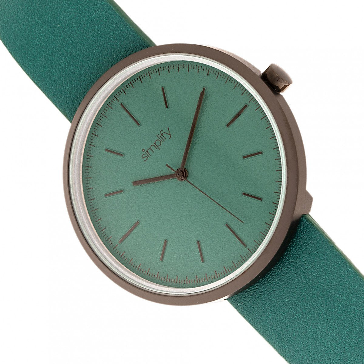 Simplify The 3000 Leather-Band Watch