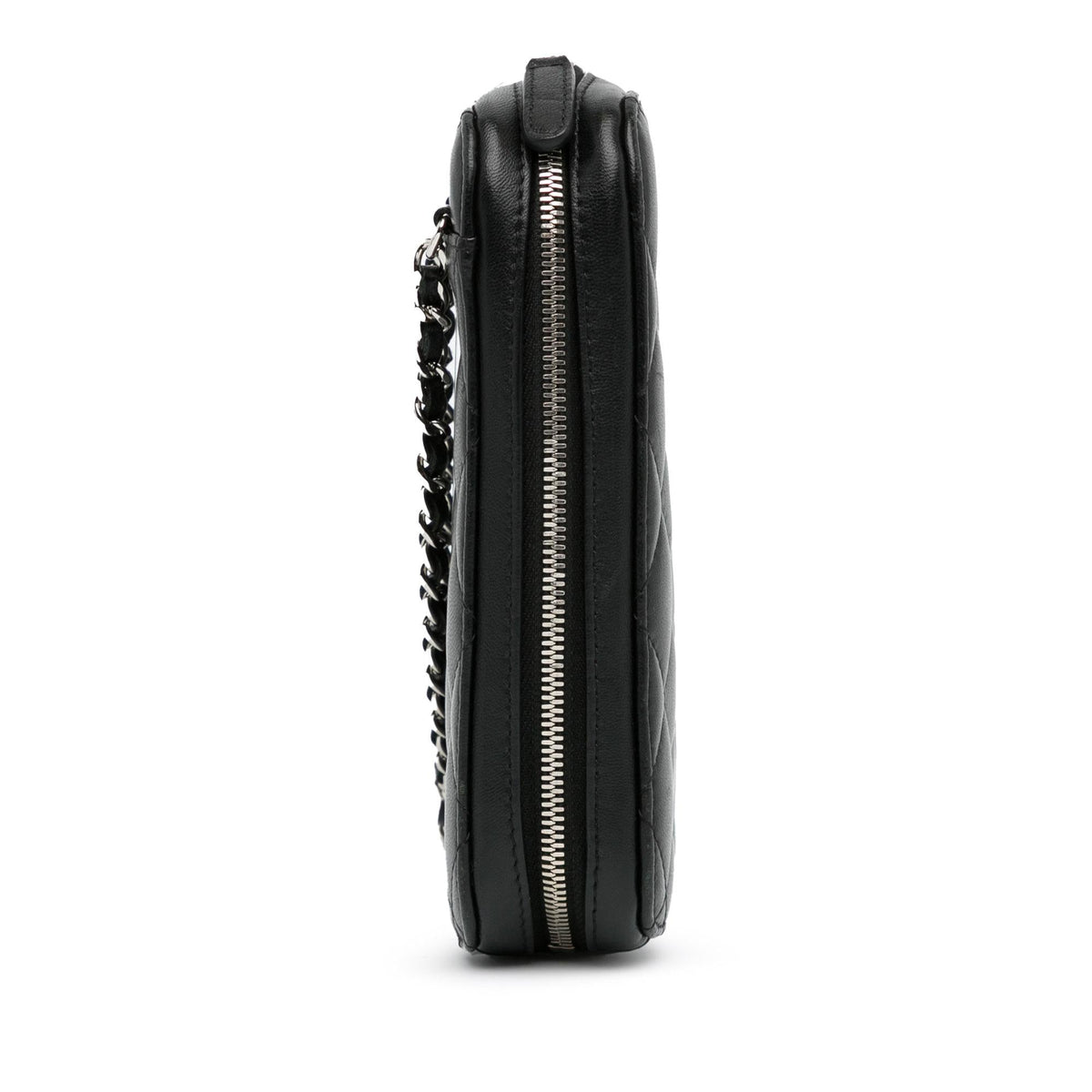 Chanel CC Quilted Lambskin Zip Phone Case (SHG-6GbcPW)