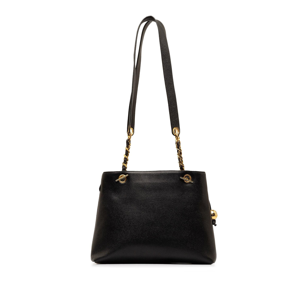 Chanel Caviar Front Pocket Chain Tote (SHG-XrkGWG)
