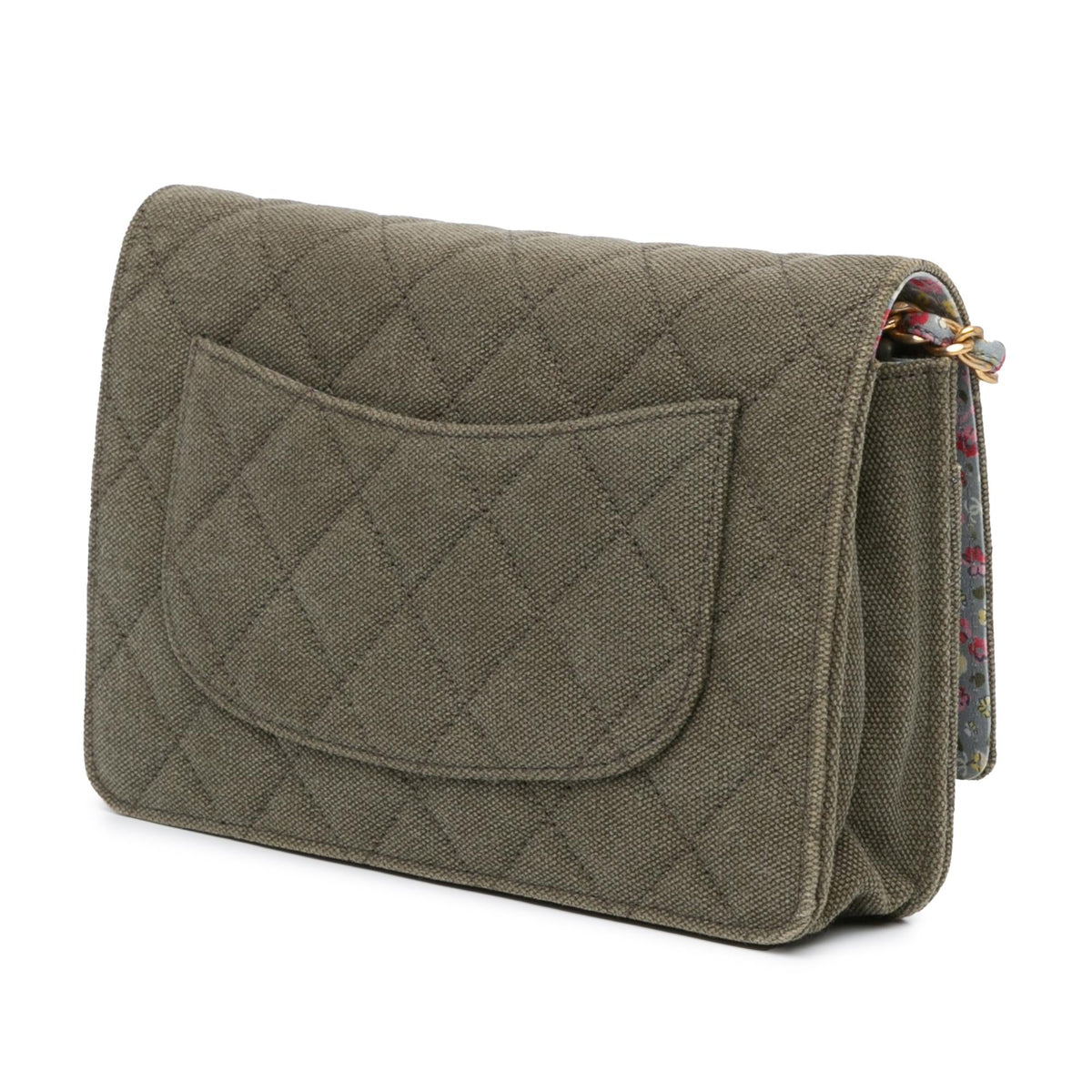 Top Quality Chanel Quilted Canvas Coco Cuba Charms Wallet On Chain (SHG-hMCcfO)