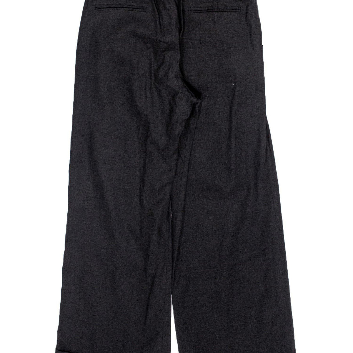 Chloe - Black Linen Blend Wide Leg Pants Sz 4