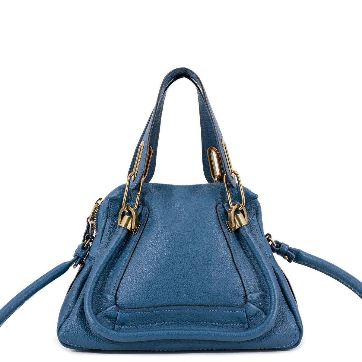 Chloe Calfskin Small Paraty Bag Blue
