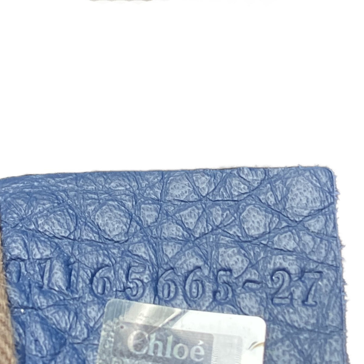 Chloe Leather Medium Marcie Satchel Bag Navy Blue