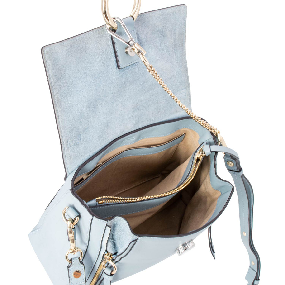 Chloe Leather Small Faye Day Shoulder Bag