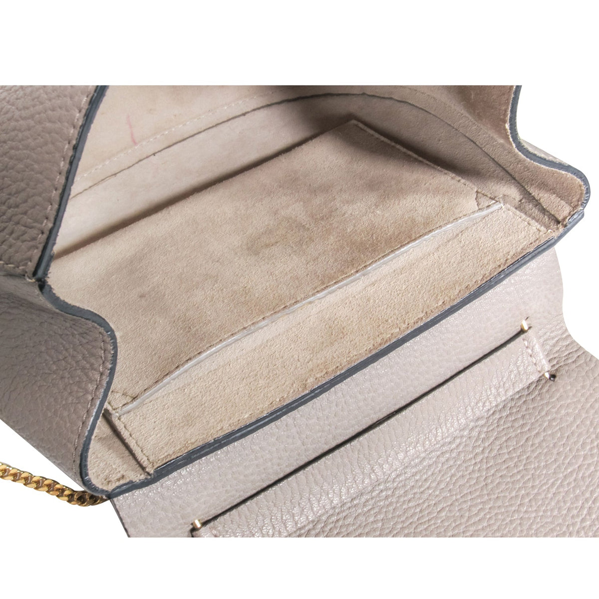Chloe - Motty Grey Grained Lambskin Drew Shoulder Bag