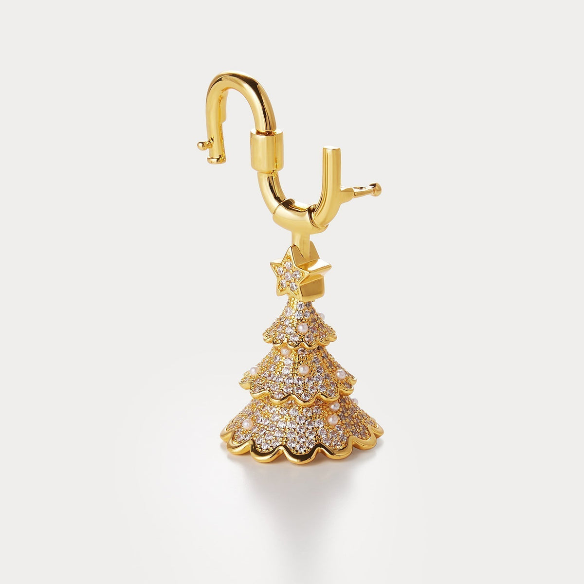 Sparkle Gold—Christmas Tree Bag Charm