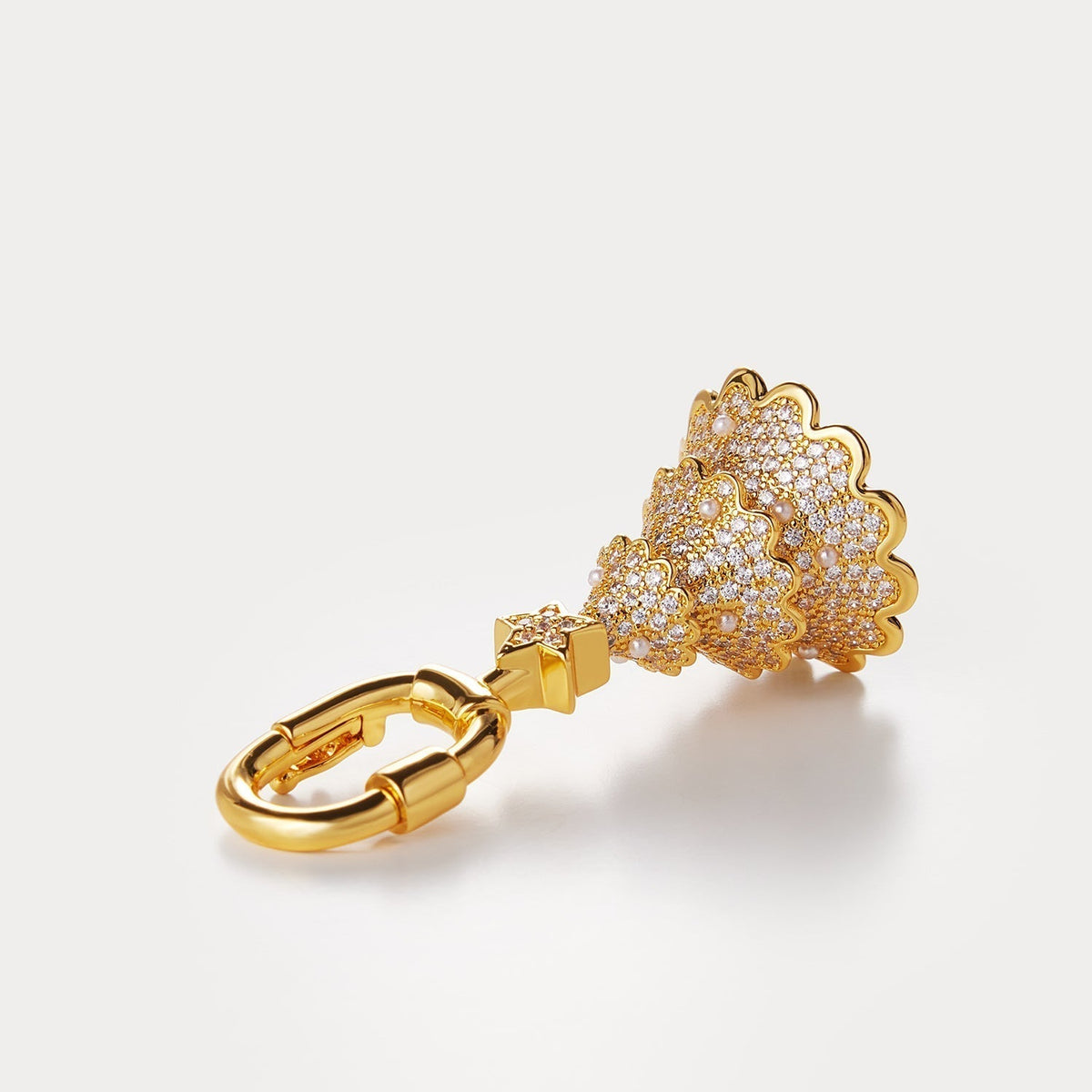 Sparkle Gold—Christmas Tree Bag Charm