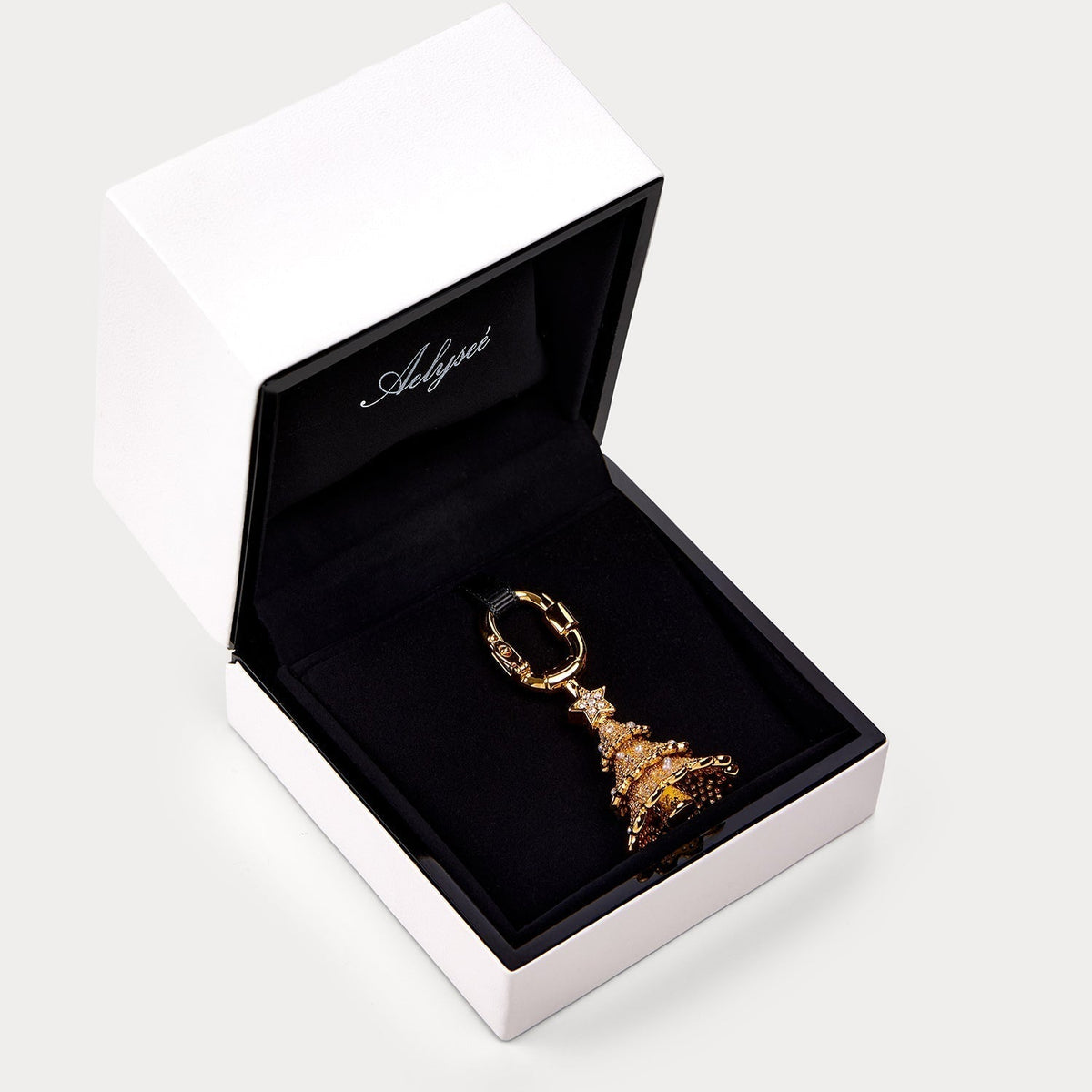 Sparkle Gold—Christmas Tree Bag Charm