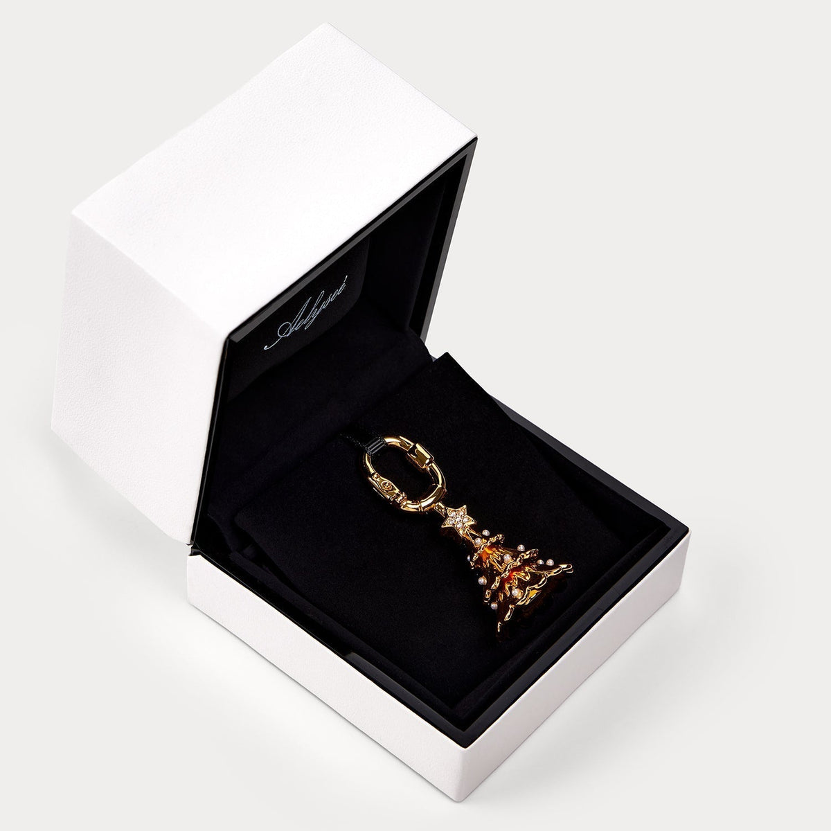 Classic Gold—Christmas Tree Bag Charm