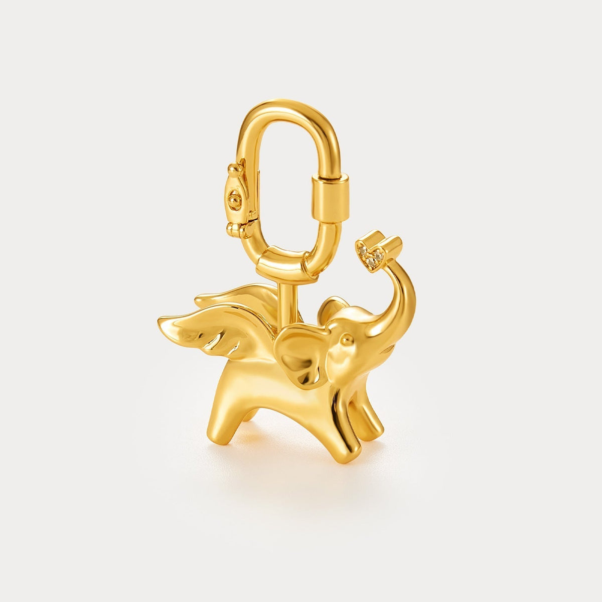 Classic Gold—Soar Elephant Bag Charm