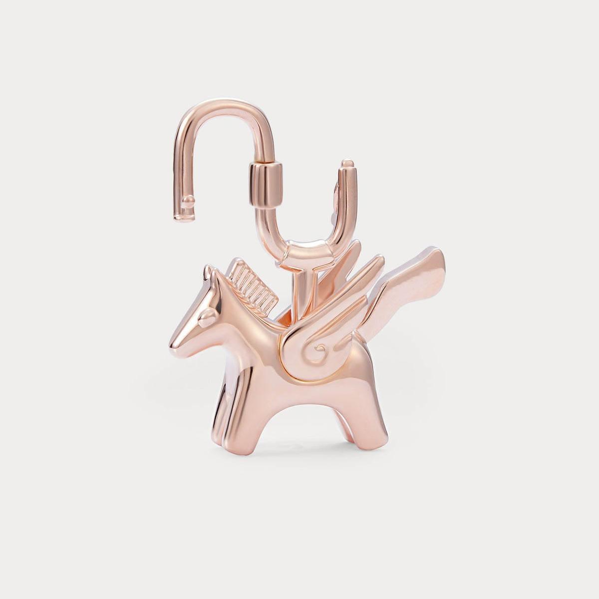Classic Rose Gold—Rodeo Pegase Bag Charm