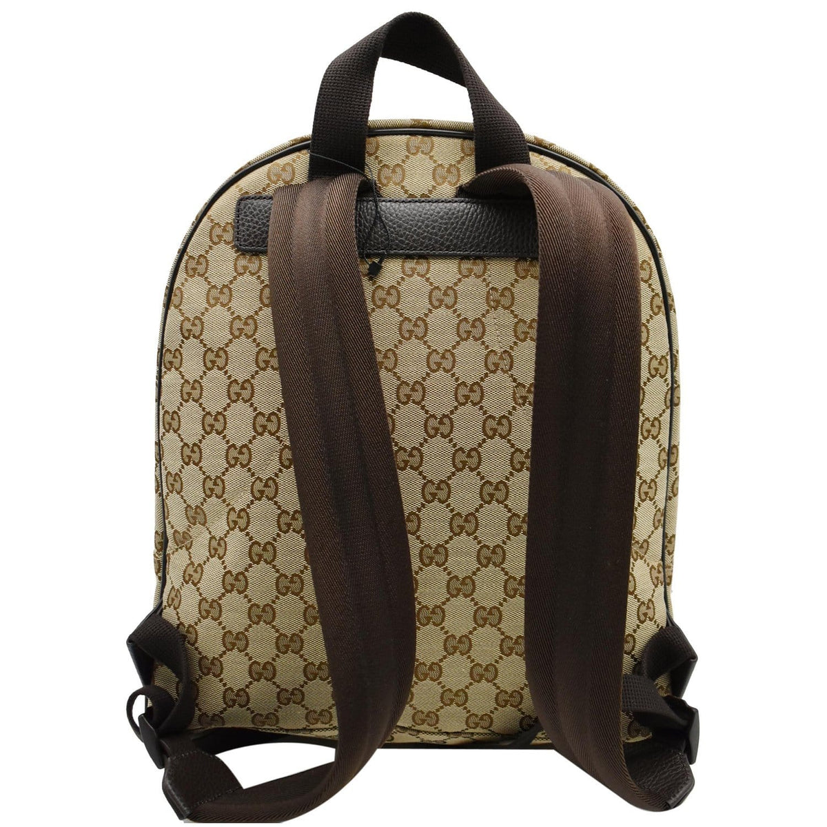GUCCI GG Monogram Canvas Travel Backpack Bag Beige 449906