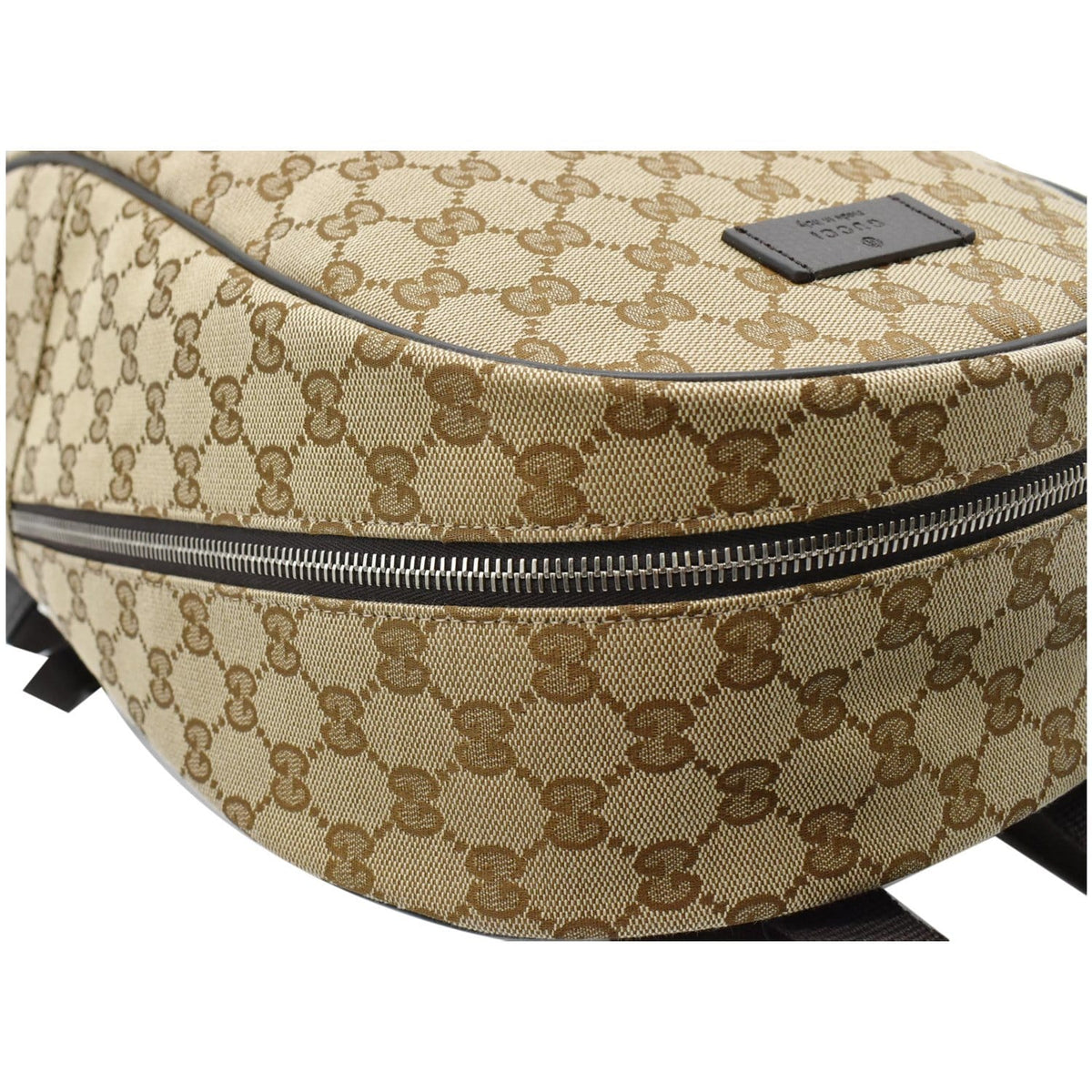 GUCCI GG Monogram Canvas Travel Backpack Bag Beige 449906