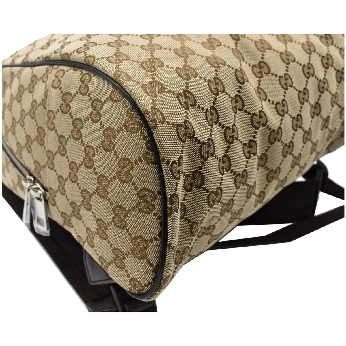 GUCCI GG Monogram Canvas Travel Backpack Bag Beige 449906