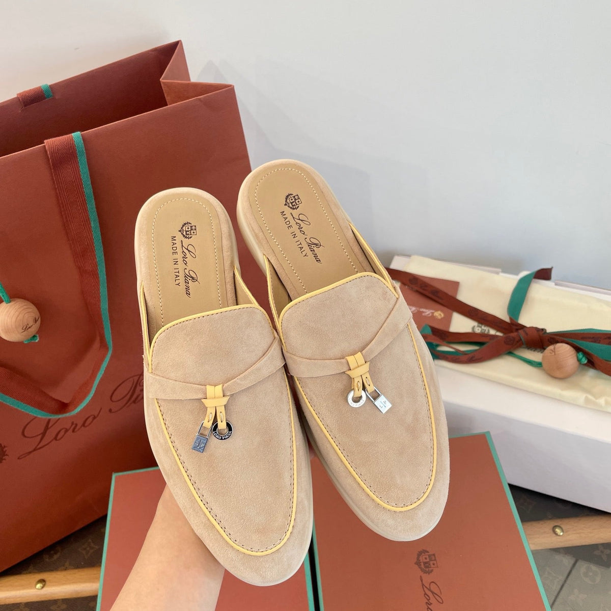 LORO P SUMMER CHARMS LOAFERS