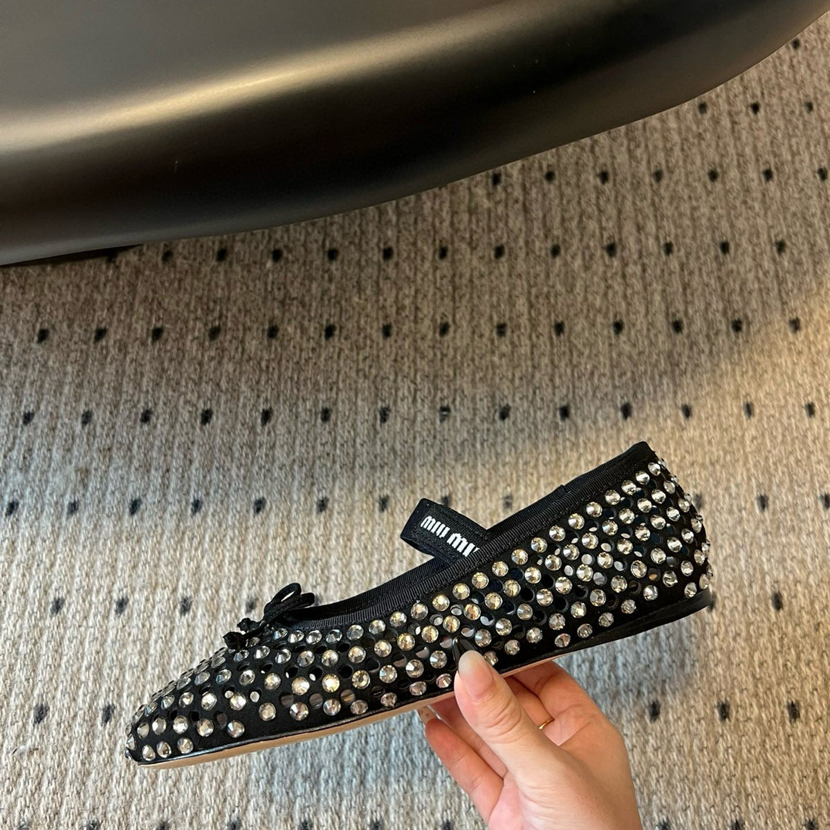 MIU M BALLET FLATS