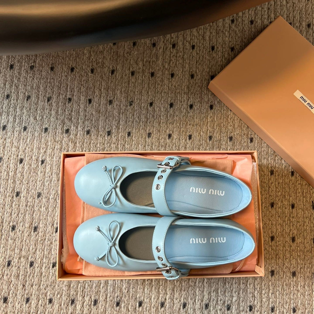 MIU M BALLERINA FLATS