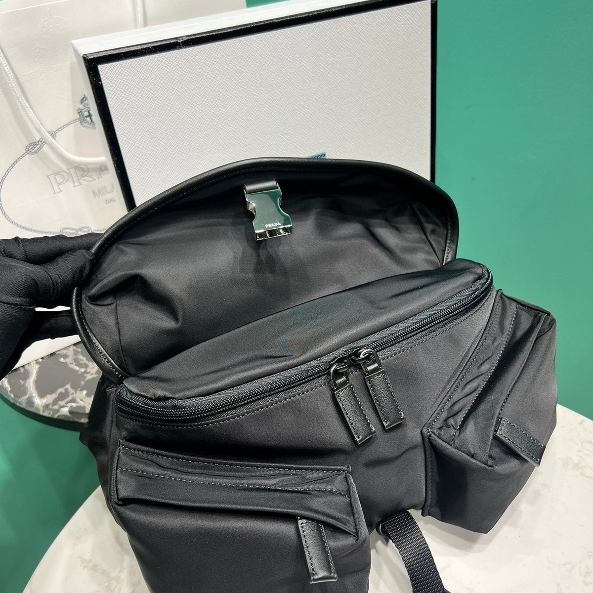 PD RE-NYLON BELT BAG