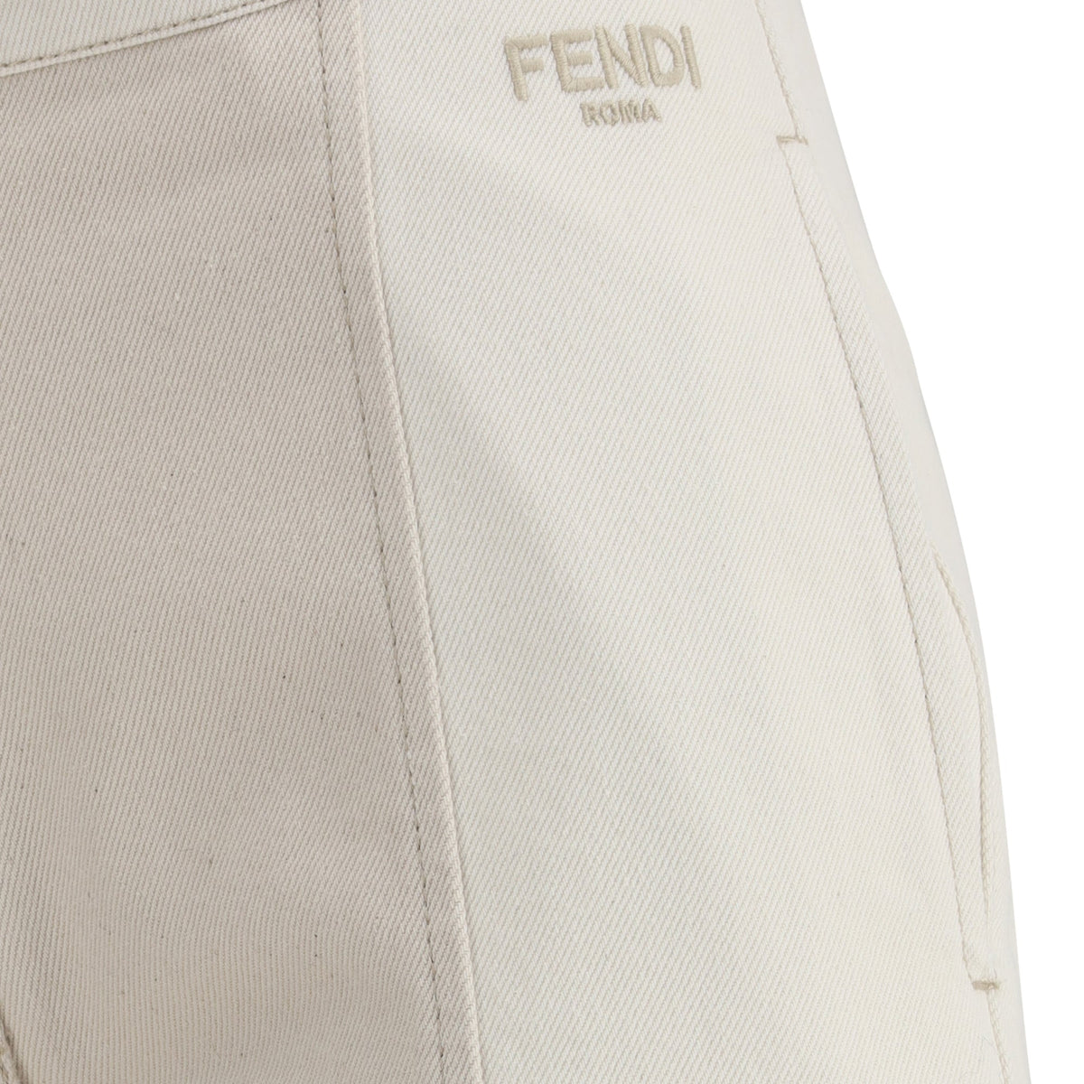 Fendi Women Cotton Pants
