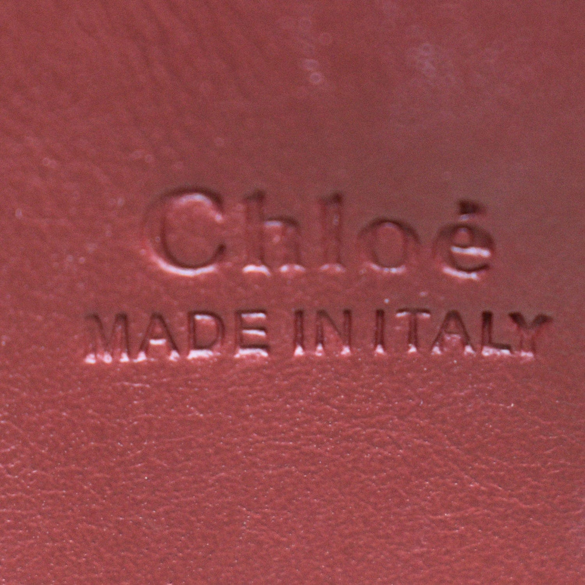Chloe Mini Faye Suede Calfskin Leather Shoulder Bag Red