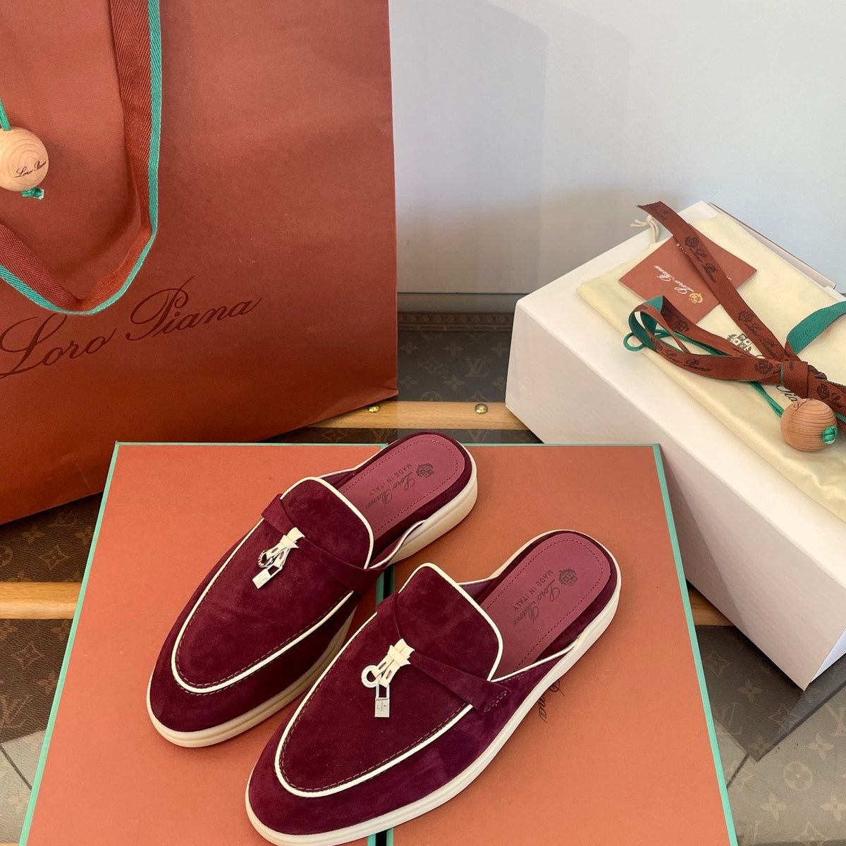 LORO P SUMMER CHARMS LOAFERS