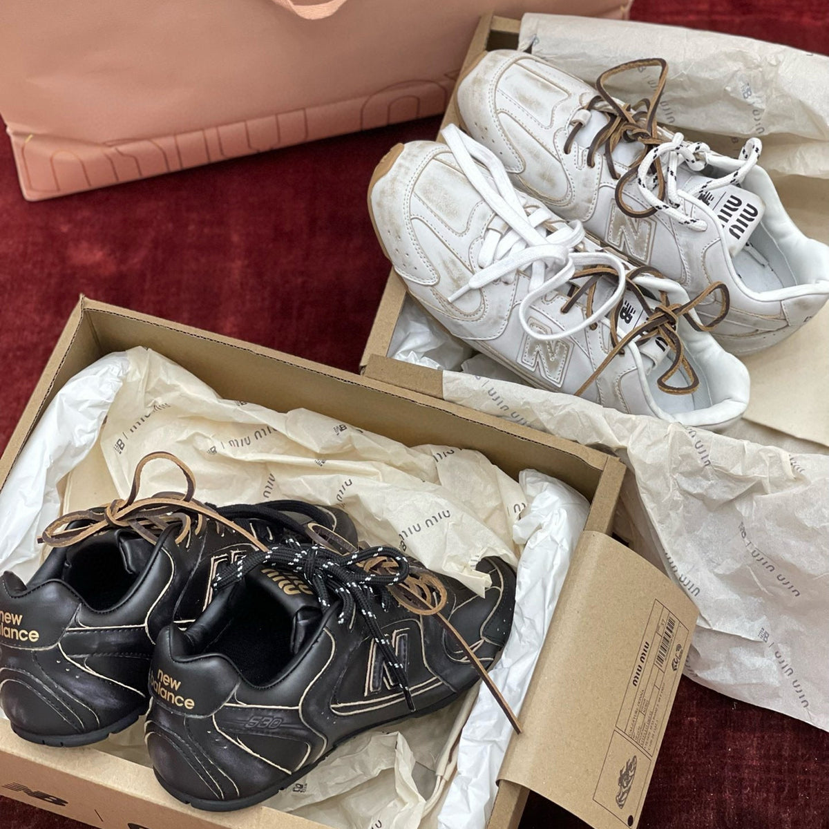 MIU M x NEW BALANCE TRAINERS
