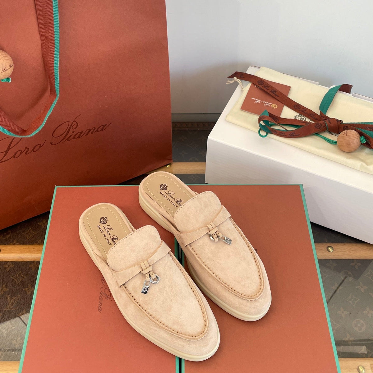 LORO P SUMMER CHARMS LOAFERS