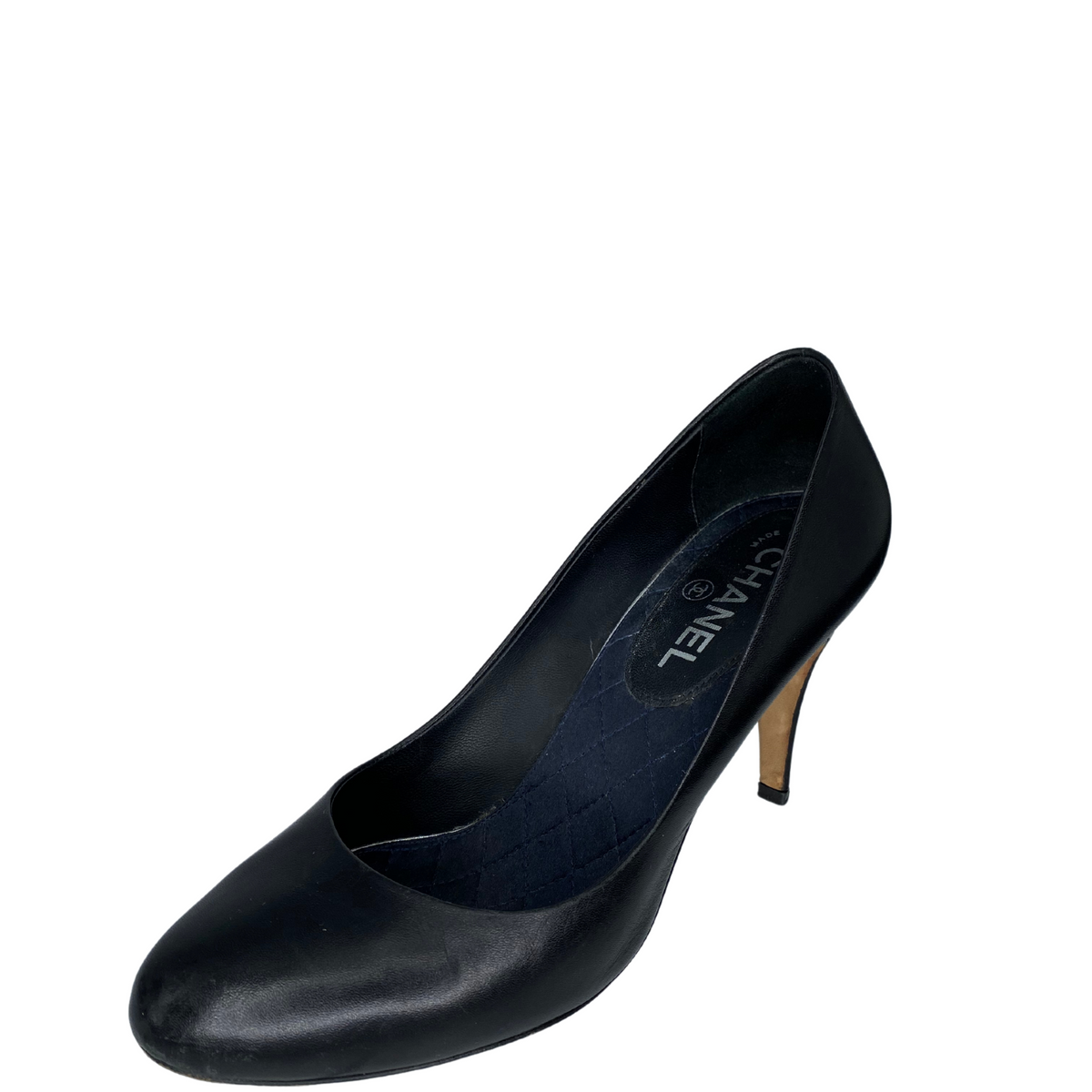 Chanel Leather Round Toe Pump |US9.5|FR39.5|