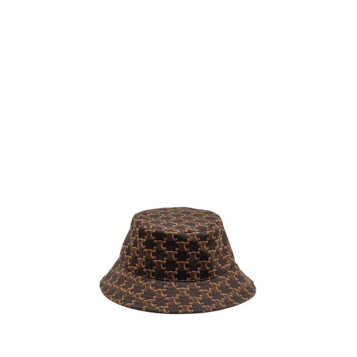 Celine Size M Triomphe Monogram Bucket Hat