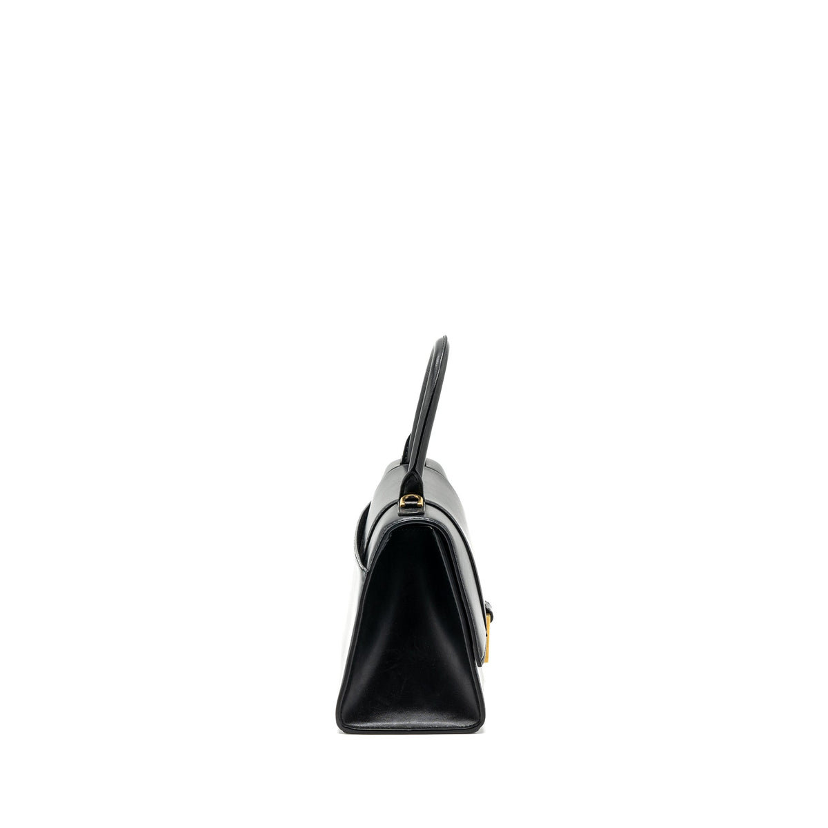 balenciaga small Hourglass bag calfskin black GHW