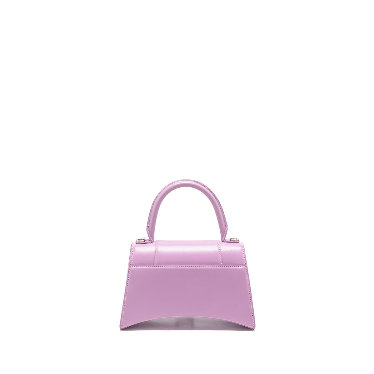 balenciaga Small Hourglass Bag Calfskin Light Purple SHW