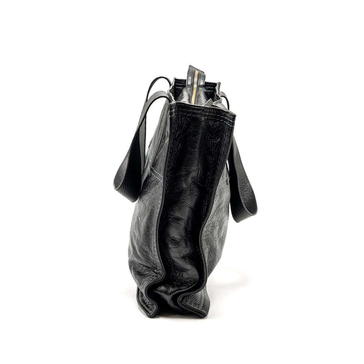 balenciaga zip large tote bag black GHW