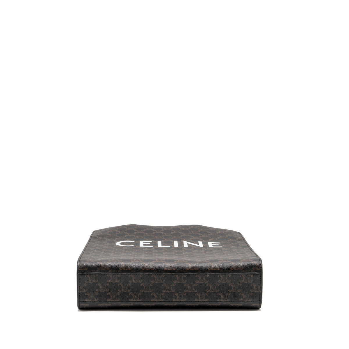 Celine Vertical Cabas in Triomphe Canvas Black / Multicolour GHW