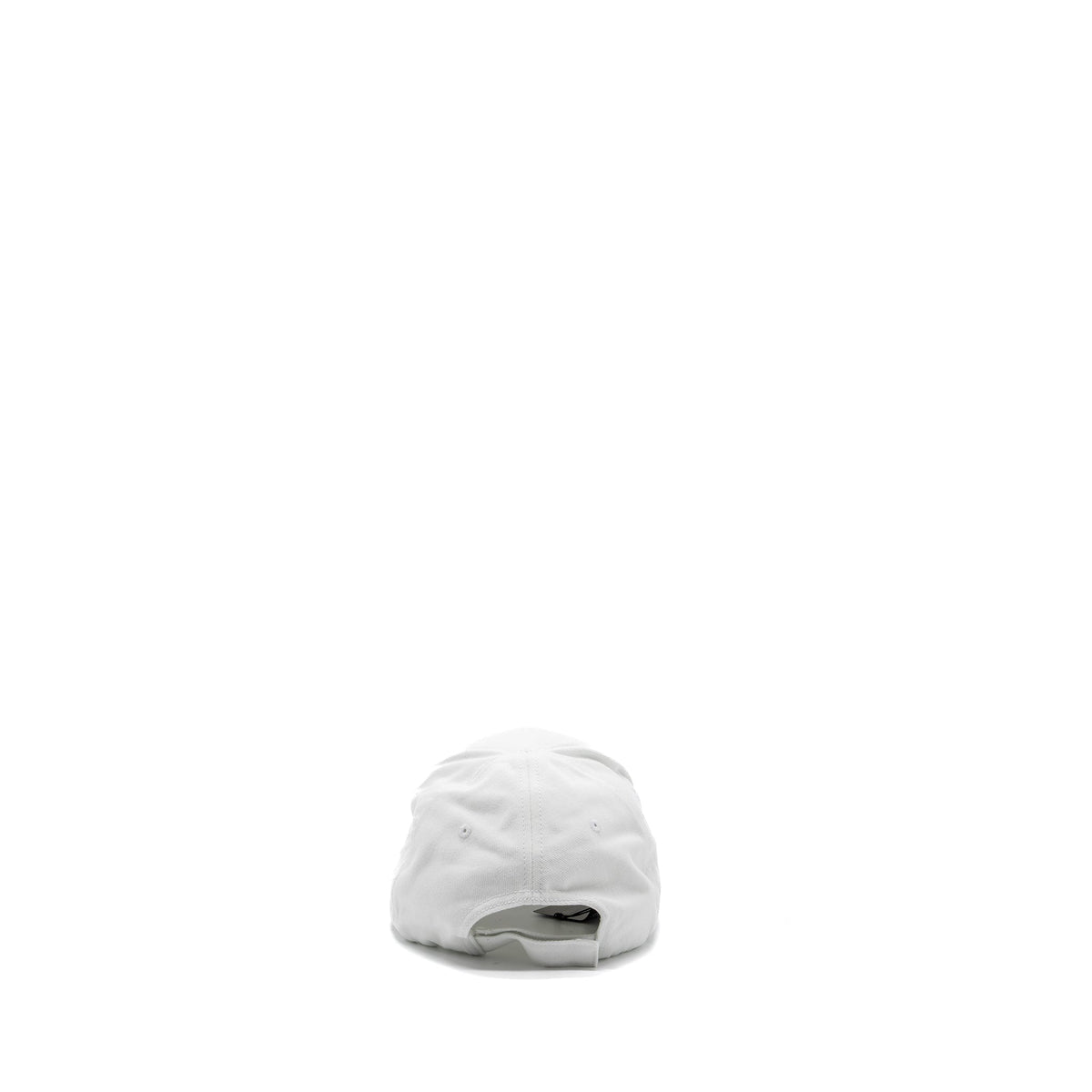 balenciaga Size L Embroidery Baseball Cap Fabric White