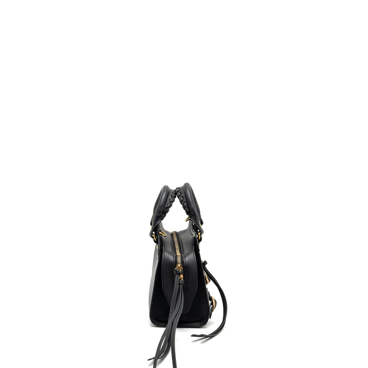 balenciaga Neo Classic Mini Handbag Smooth Calfskin Black GHW