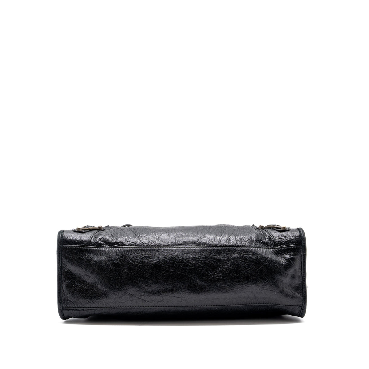 balenciaga Classic City Bag leather Black Ruthenium Gold Hardware