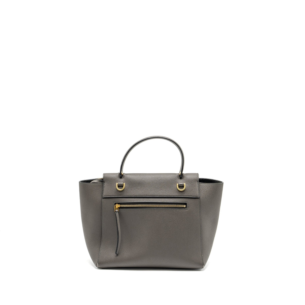 Celine Micro Belt Bag Grained Calfskin Grey GHW