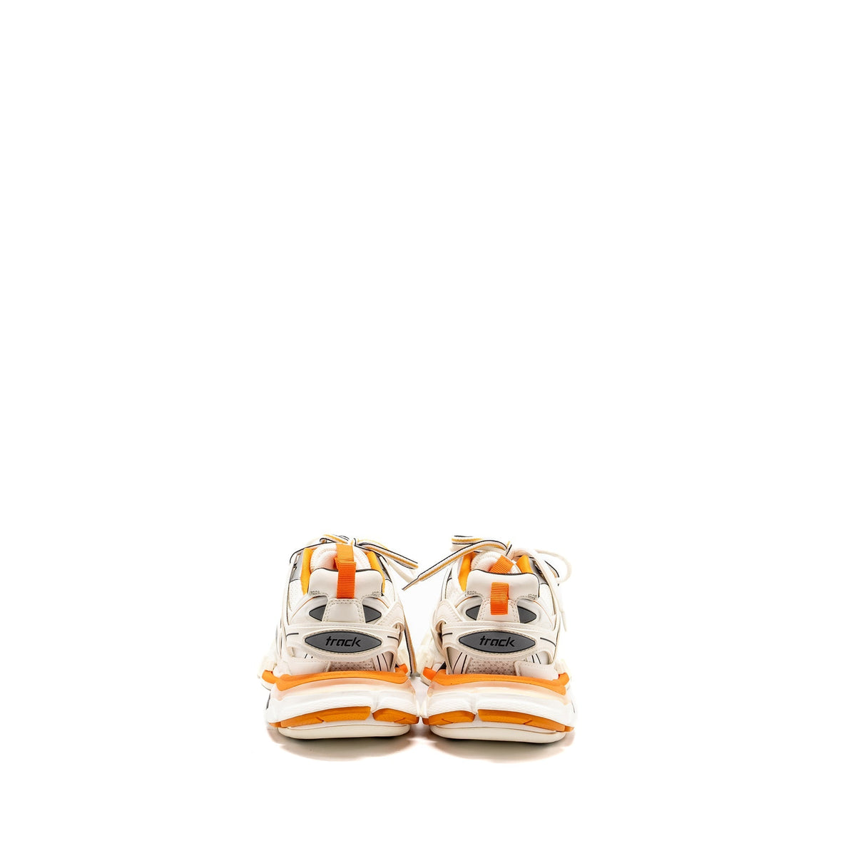 balenciaga Size 37 Track Sneakers White/Orange