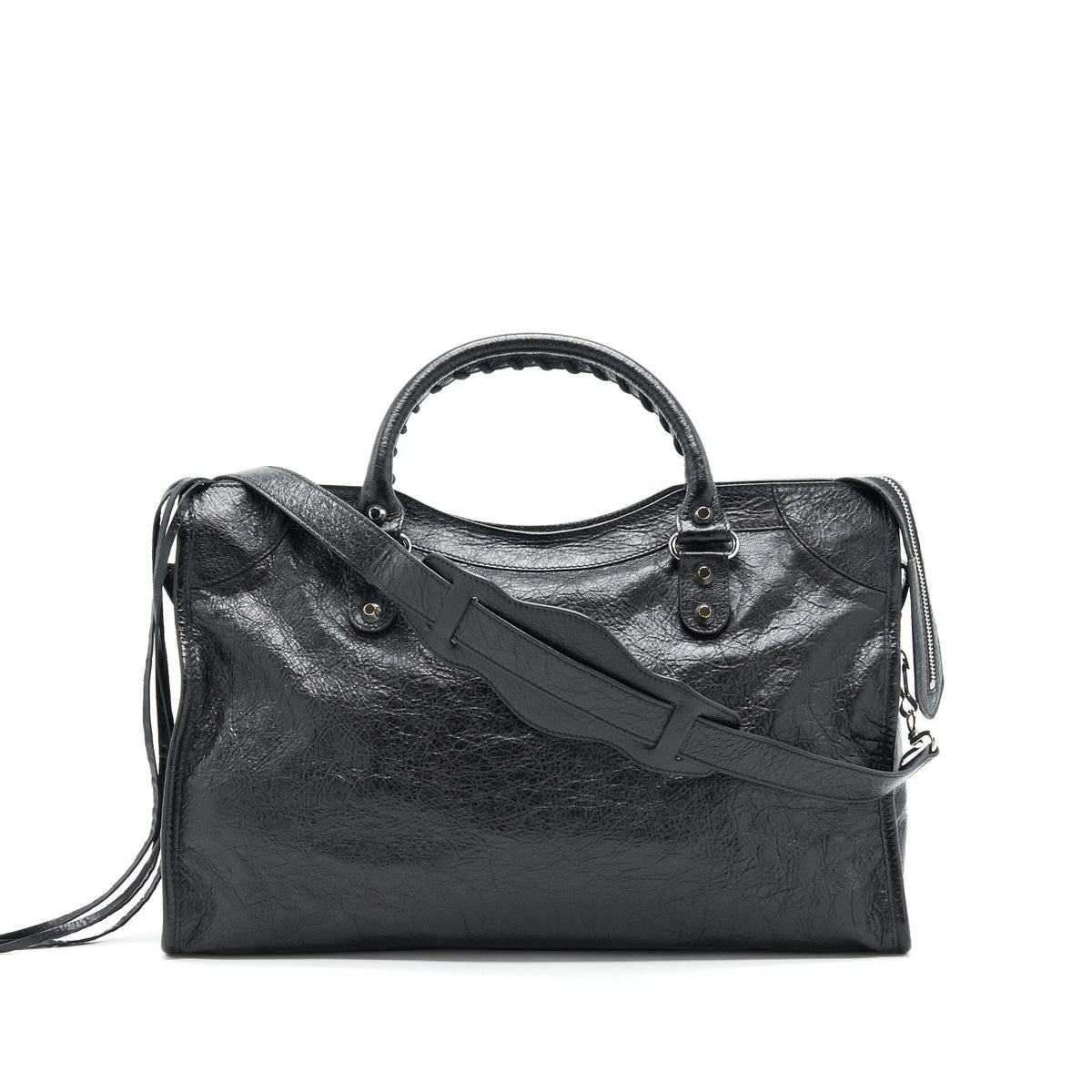 balenciaga Giant City Bag Black SHW