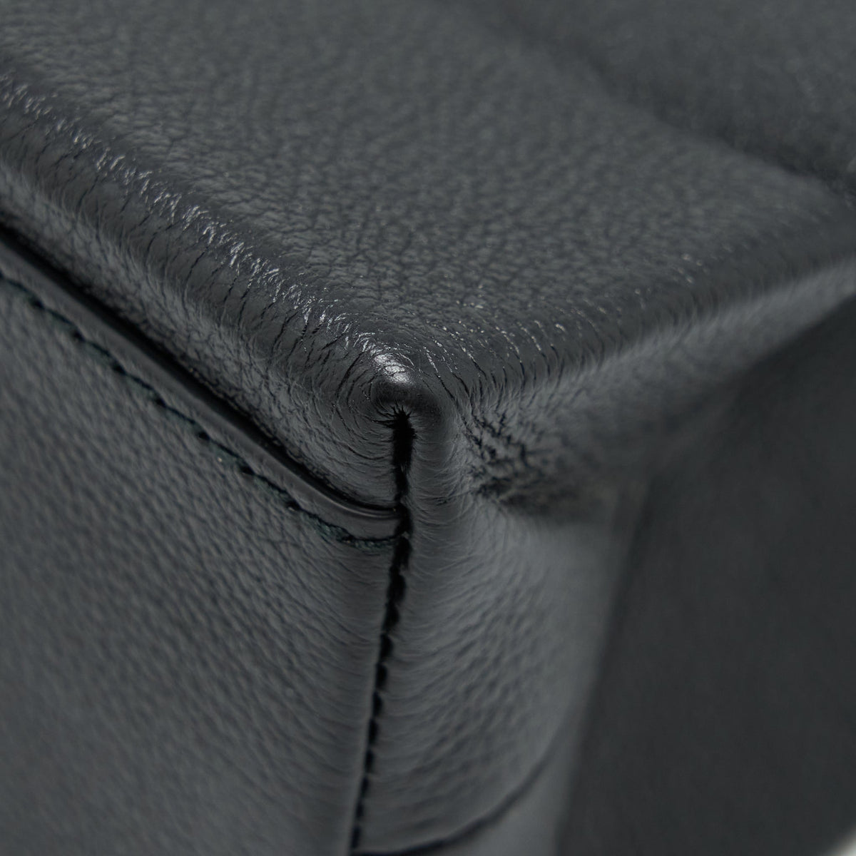 balenciaga Top Handle Shopping Tote Bag Calfskin Black SHW