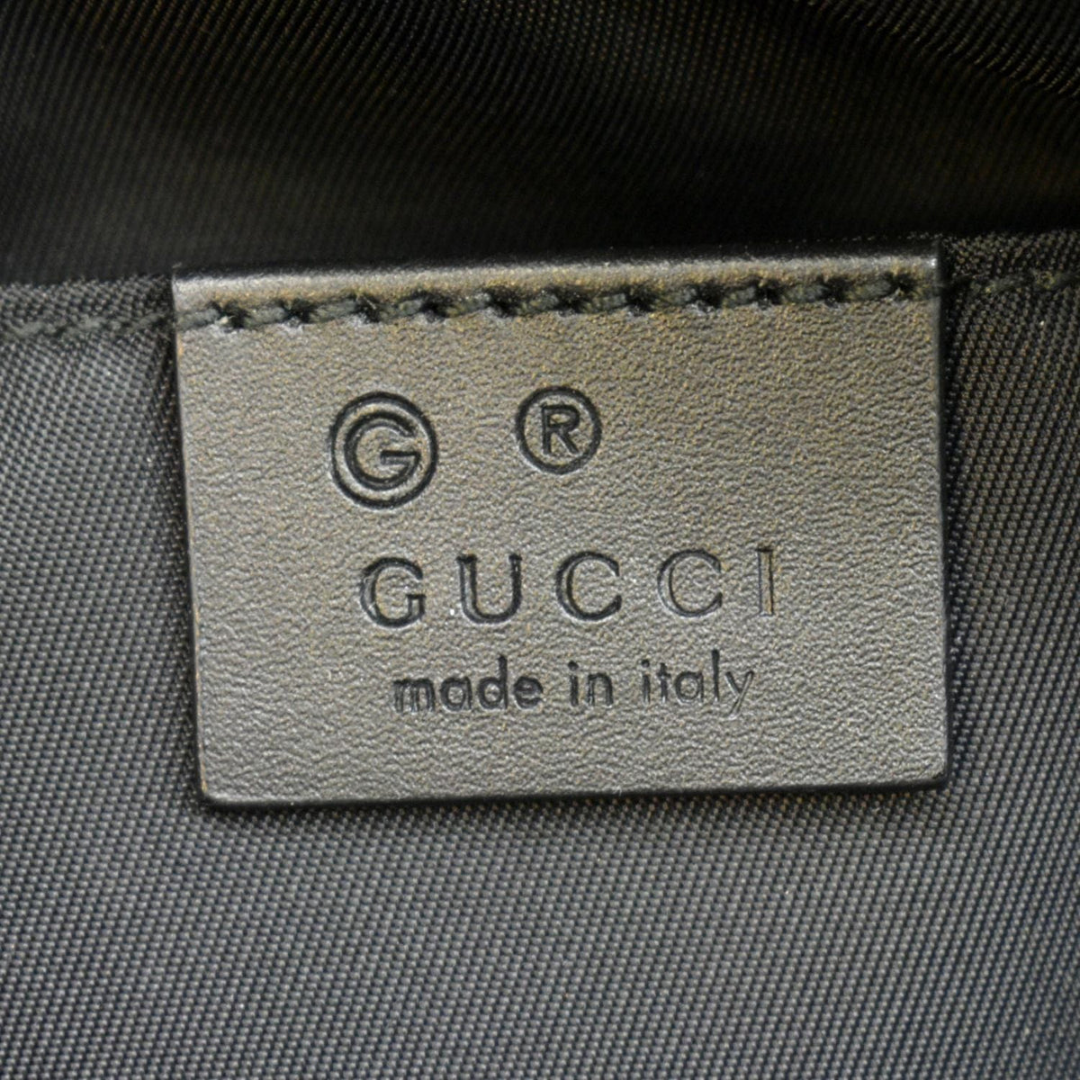 GUCCI Web Monogram Canvas Slim Belt Bag Black 630919